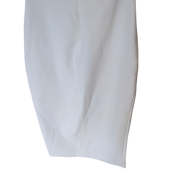 NEW LIKELY x REVOLVE Packard White One Shoulder Side Slit Midi Dress Size 2 - Picture 7 of 13